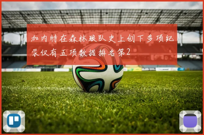 加内特在森林狼队史上创下多项纪录仅有五项数据排名第2