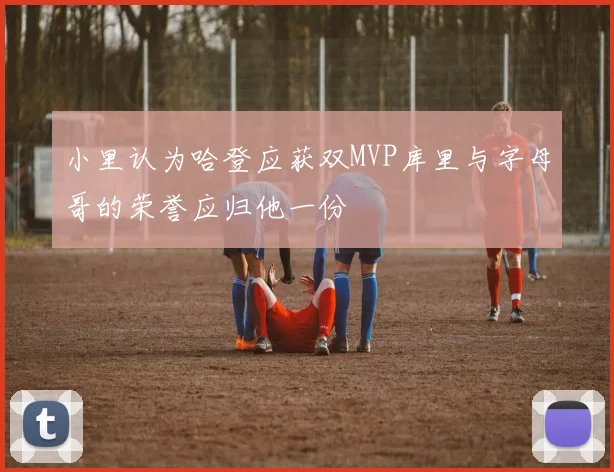 小里认为哈登应获双MVP库里与字母哥的荣誉应归他一份